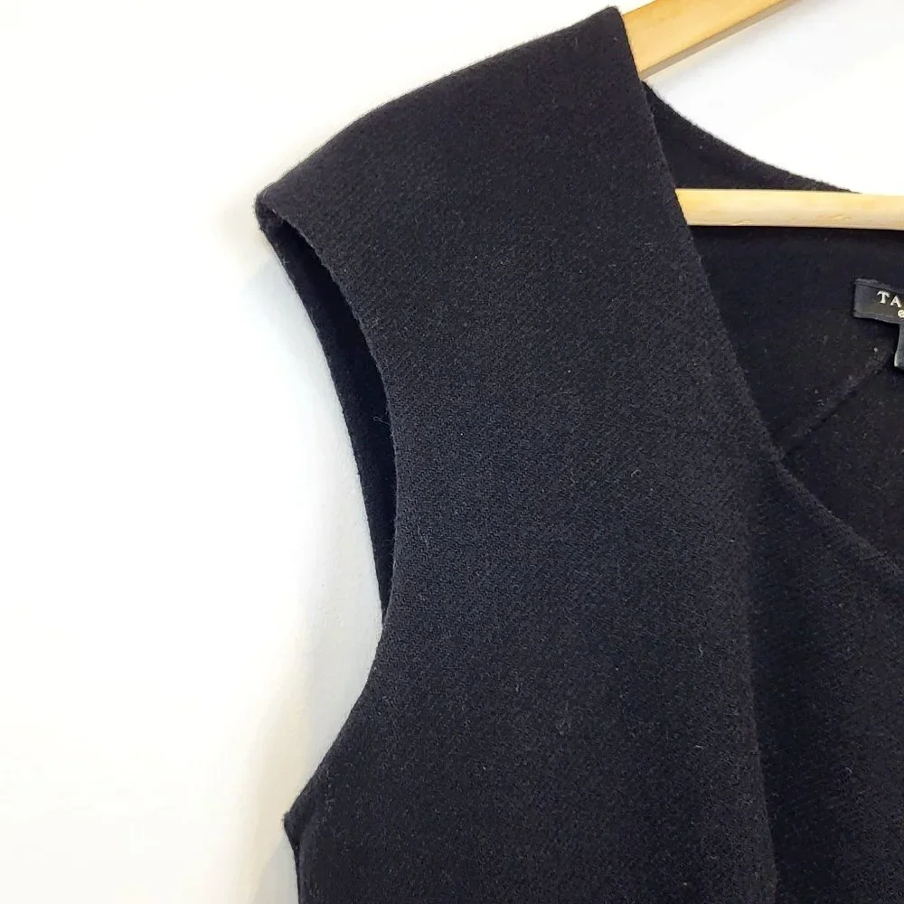 Talbots Black 100% Wool Structured Sheath Dress, Size 8, EUC - Picture 5 of 13